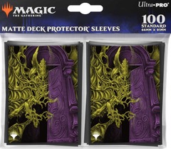 Ultra Pro - Sleeves 100ct - MTG Duskmourn Alt Art Mythic 4 (Valgavoth, Terror Eater)